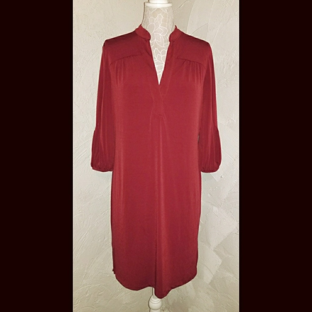 Banana Republic Burgundy Dress